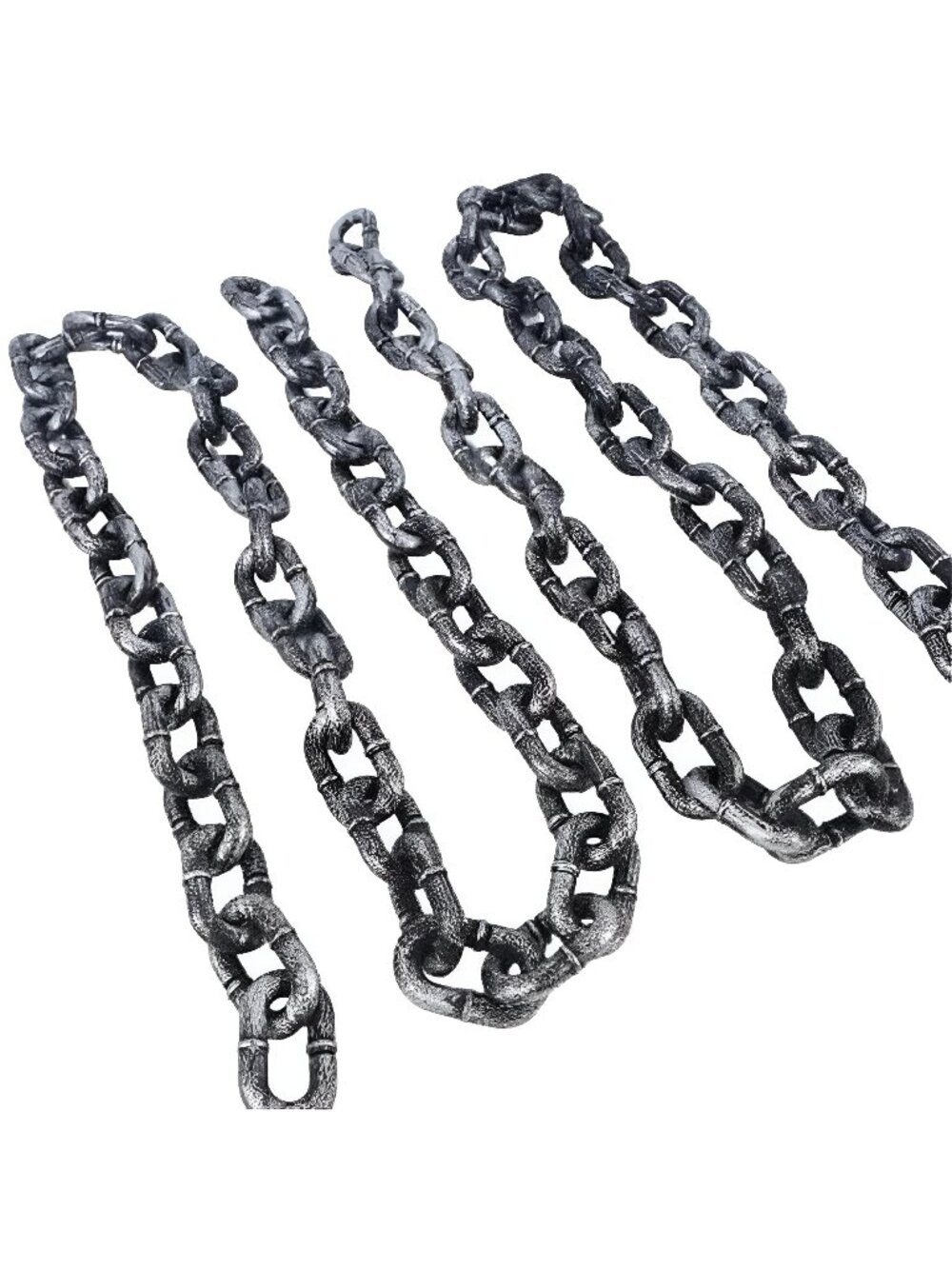 2 Pack Halloween Plastic Chains, 6FT Fake Chain Links
